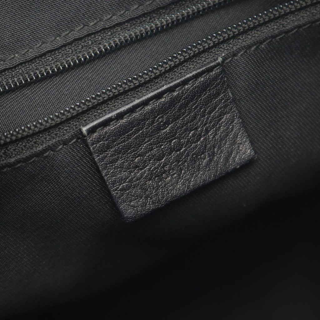 Gucci Shoulder Bag Abbey Guccissima Black Leather Guccissima — view 4