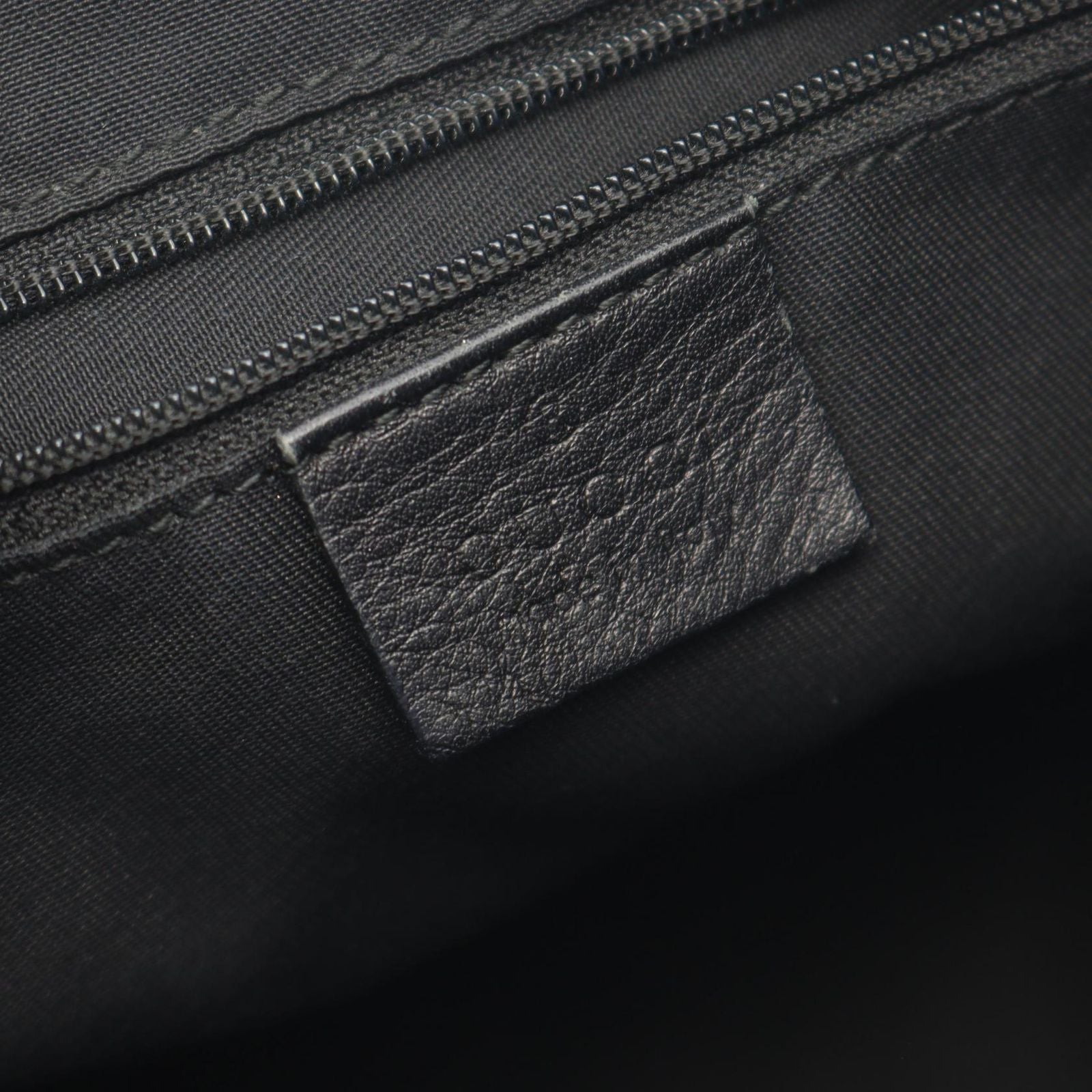 Gucci Shoulder Bag Abbey Guccissima Black Leather Guccissima — view 4