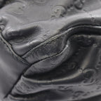 Gucci Shoulder Bag Abbey Guccissima Black Leather Guccissima — view 6