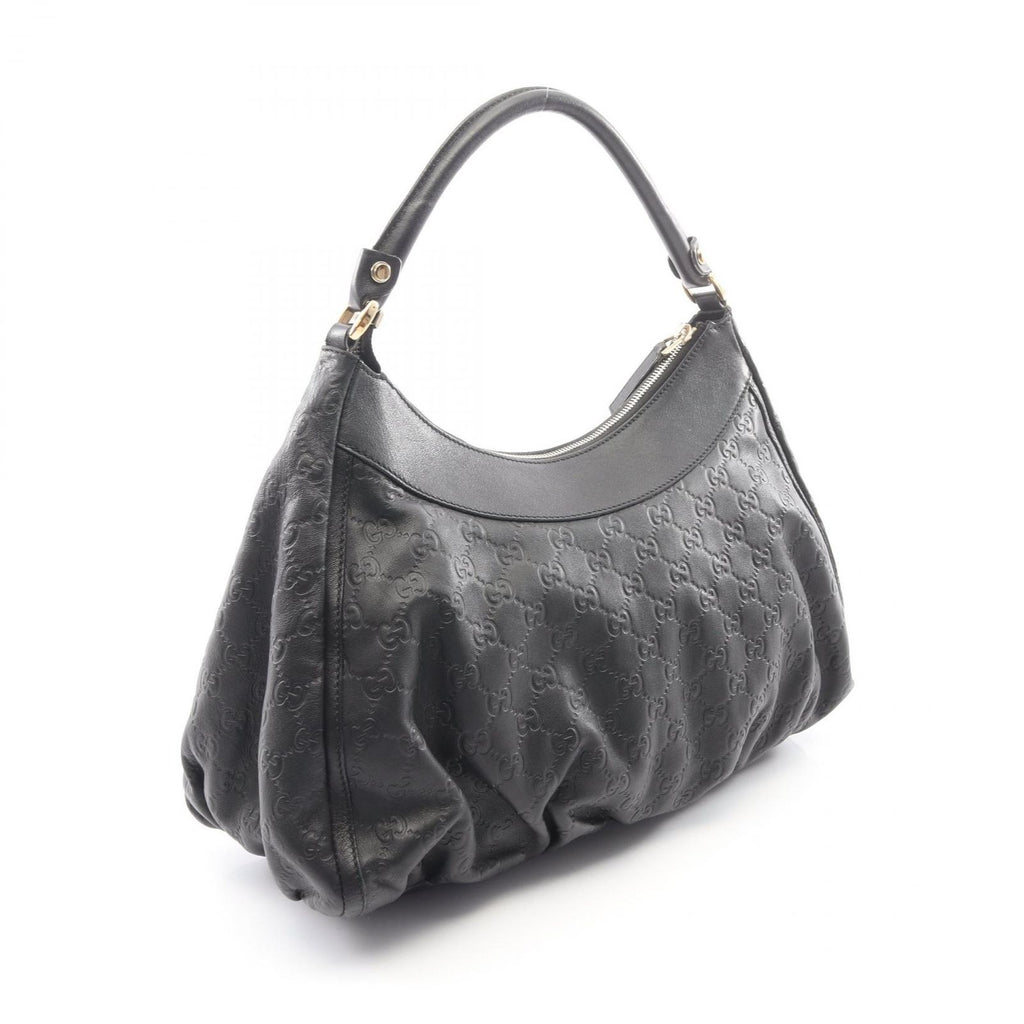 Gucci Shoulder Bag Abbey Guccissima Black Leather Guccissima — view 2