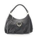Gucci Shoulder Bag Abbey Guccissima Black Leather Guccissima