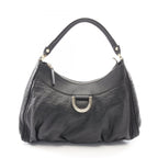 Gucci Shoulder Bag Abbey Guccissima Black Leather Guccissima