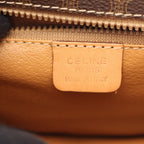 Celine Shoulder Bag Magadam Brown Canvas Leather — view 4