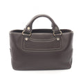 Celine Handbag Boogie Bag Dark Brown Leather