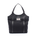 Dior Tote Trotter Street Chic Black Canvas Leather