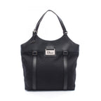Dior Tote Trotter Street Chic Black Canvas Leather