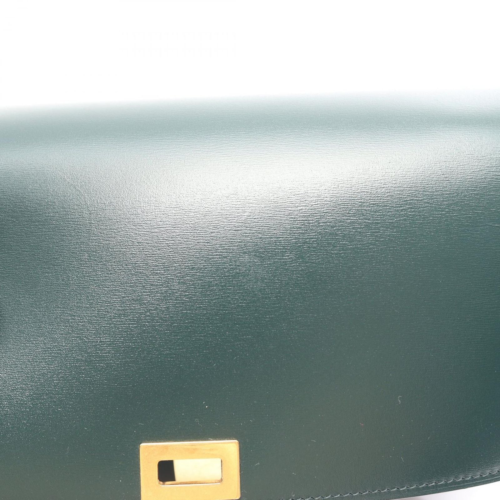 Celine Shoulder Bag Classic Green Leather — view 5
