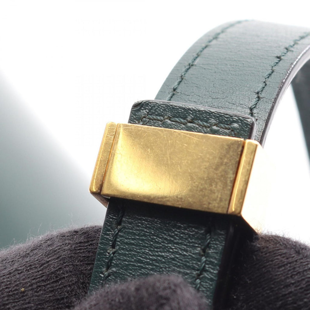 Celine Shoulder Bag Classic Green Leather — view 8