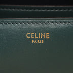 Celine Shoulder Bag Classic Green Leather — view 4