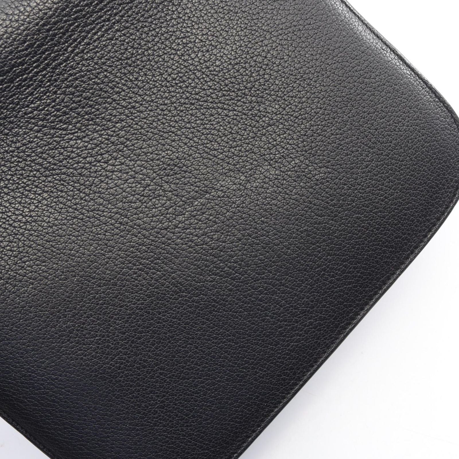 Celine Shoulder Bag Classic Box Black Leather — view 9