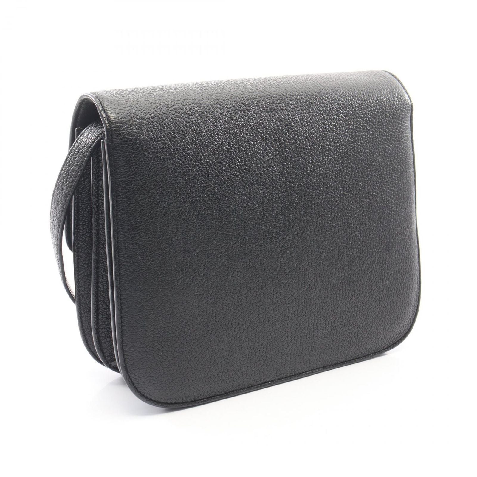 Celine Shoulder Bag Classic Box Black Leather — view 2
