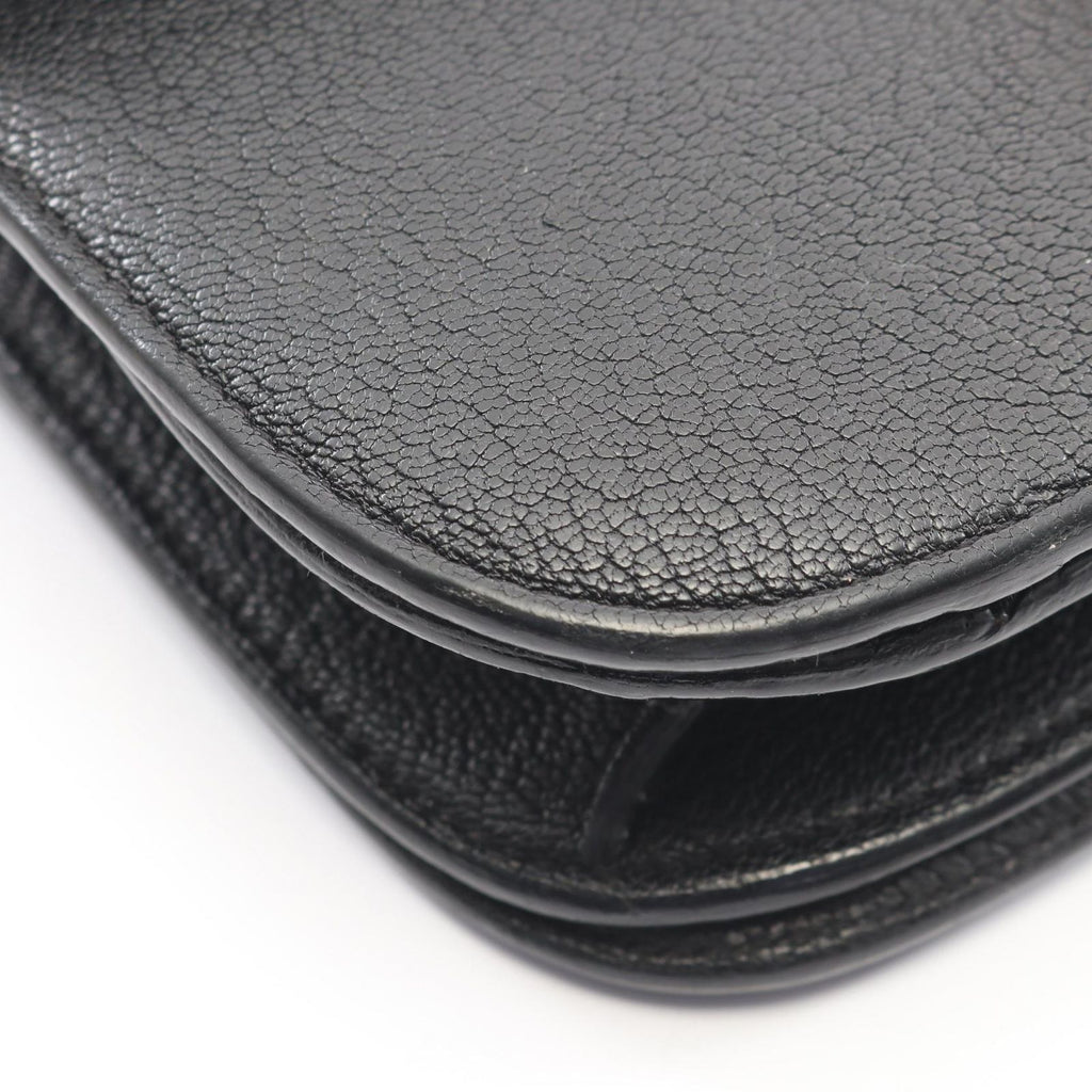 Celine Shoulder Bag Classic Box Black Leather — view 8