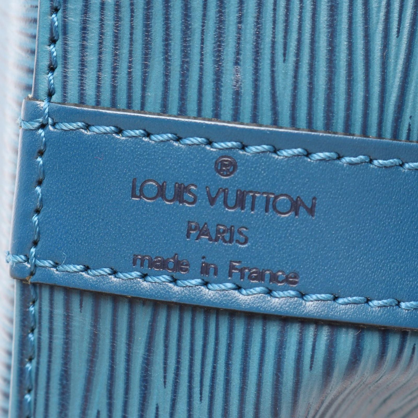 Louis Vuitton Shoulder Bag Petit Noe Epi Toledo Blue Leather — view 4