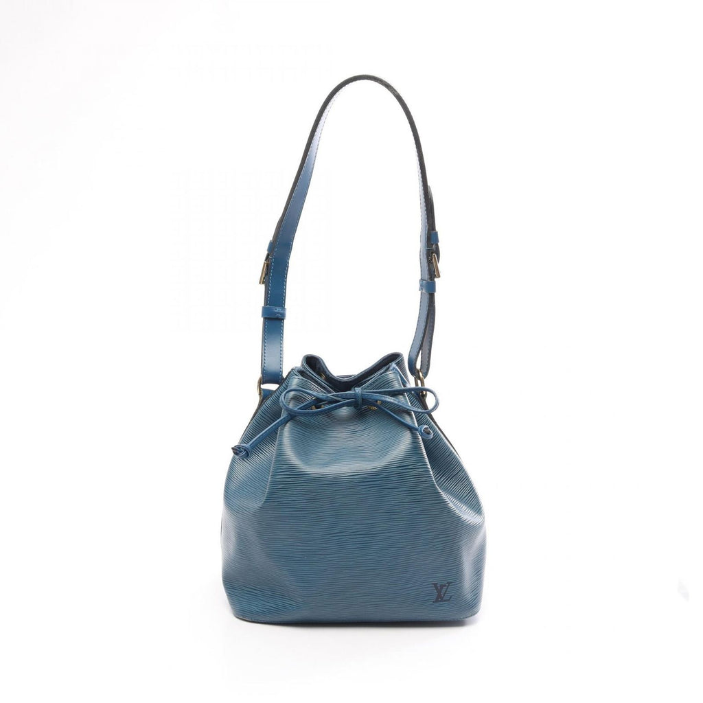 Louis Vuitton Shoulder Bag Petit Noe Epi Toledo Blue Leather