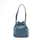 Louis Vuitton Shoulder Bag Petit Noe Epi Toledo Blue Leather