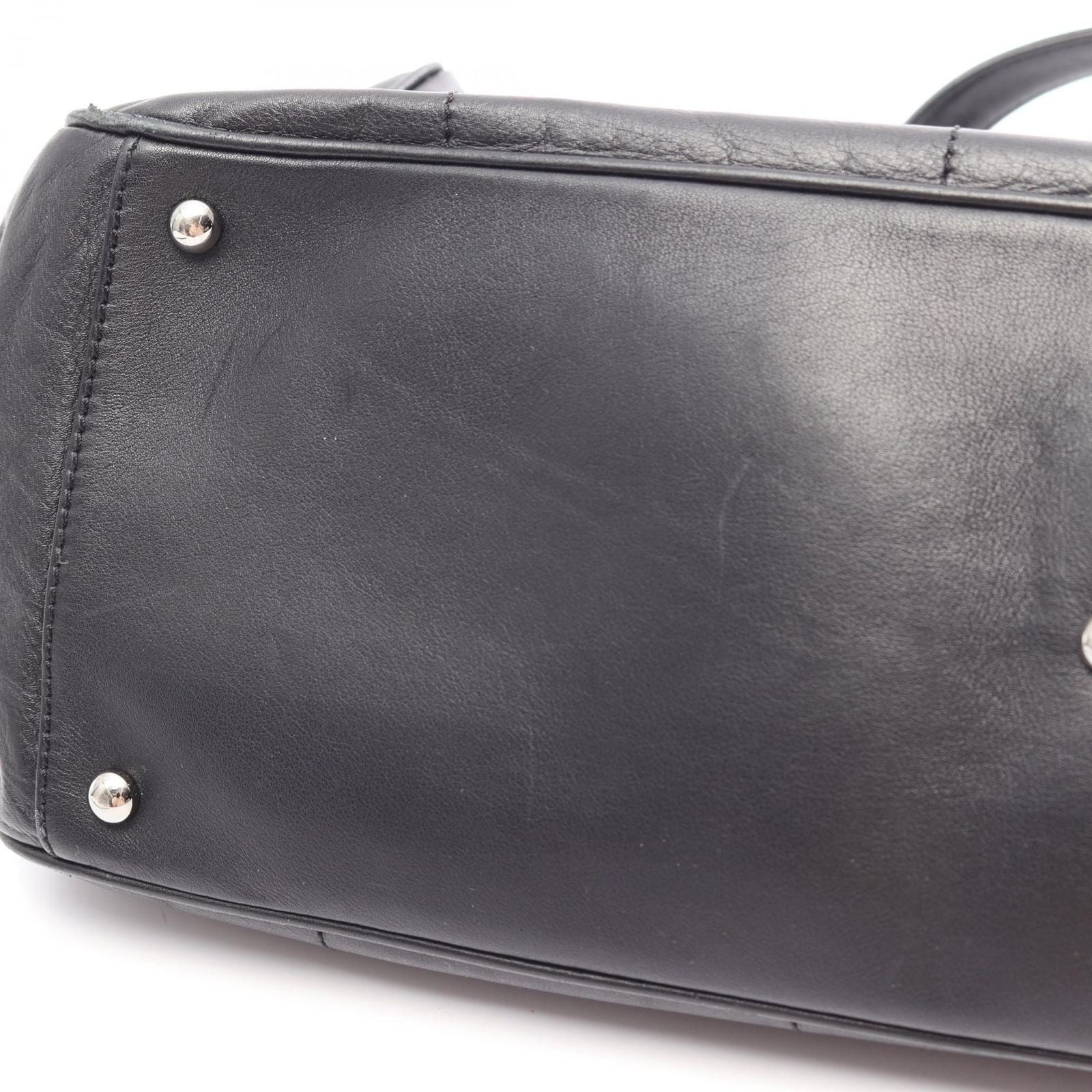 Chanel Choco Bar Black Lambskin Bar Boston — view 7