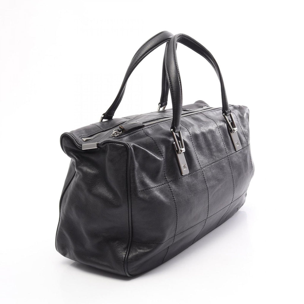 Chanel Choco Bar Black Lambskin Bar Boston — view 2