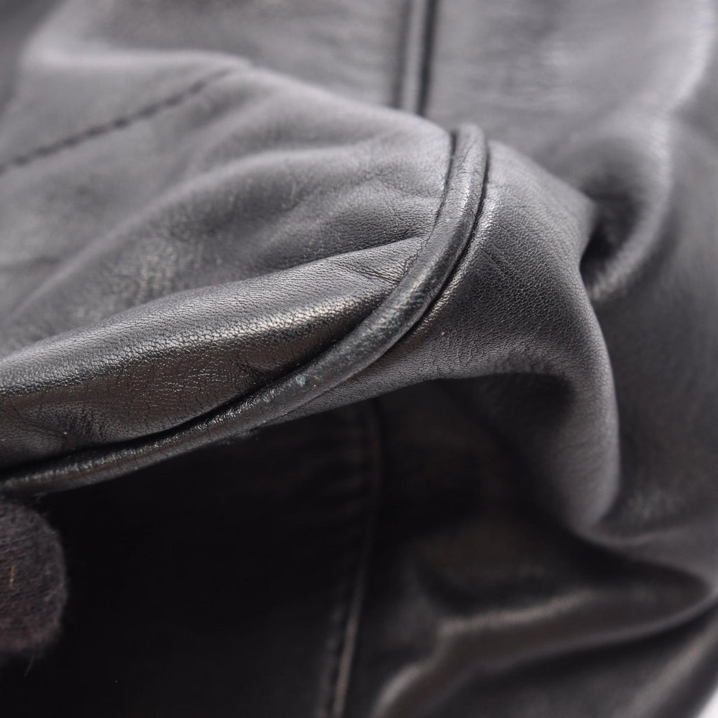 Chanel Choco Bar Black Lambskin Bar Boston — view 8