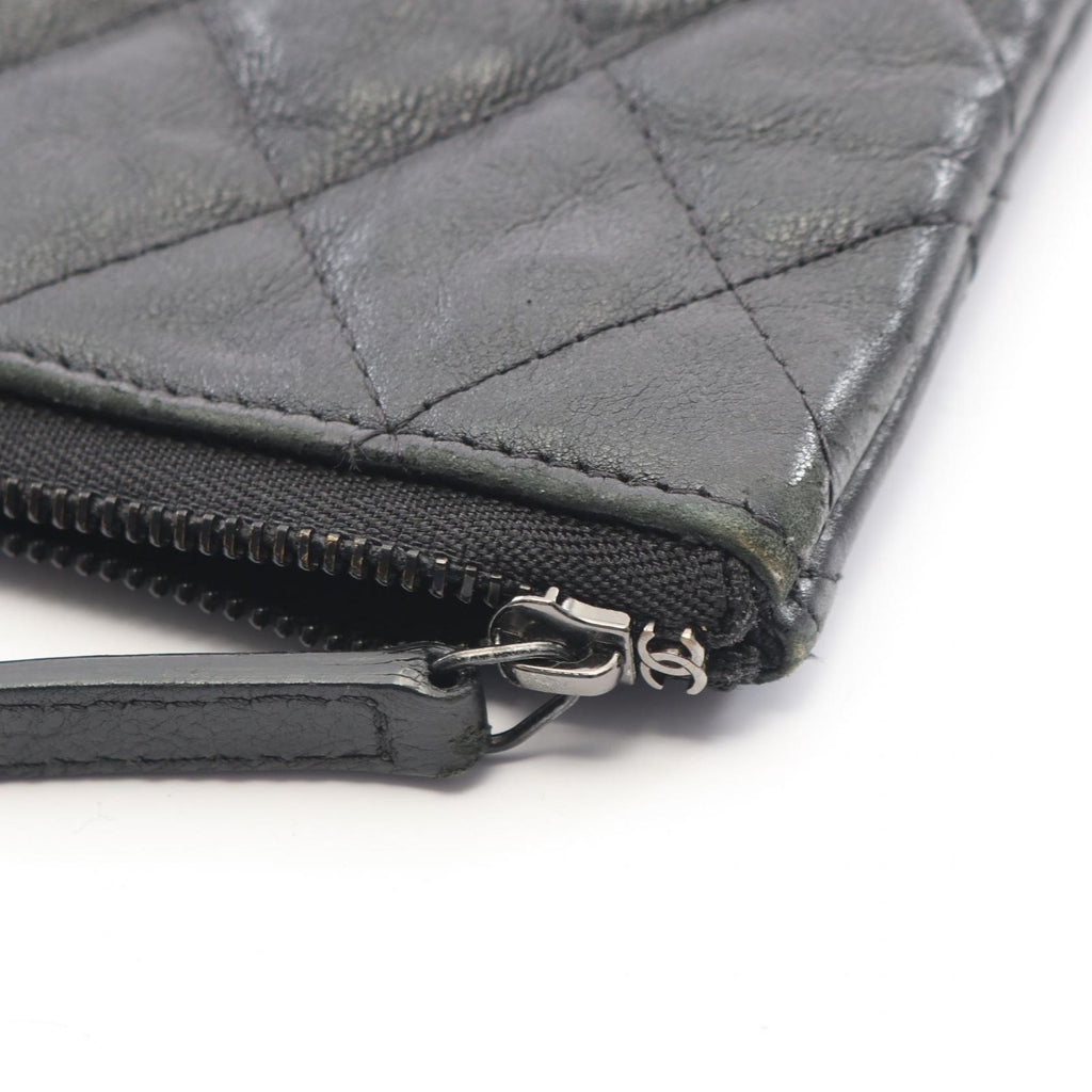 Chanel Clutch Quilted Black Leather — view 6