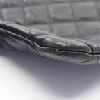 Chanel Clutch Quilted Black Leather — view 8