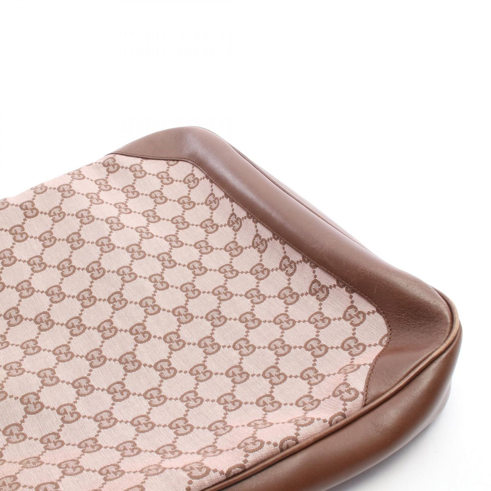 Gucci Handbag Bamboo 2-Way 001 Brown Canvas Leather Shoulder — view 9