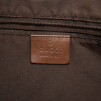 Gucci Handbag Bamboo 2-Way 001 Brown Canvas Leather Shoulder — view 4