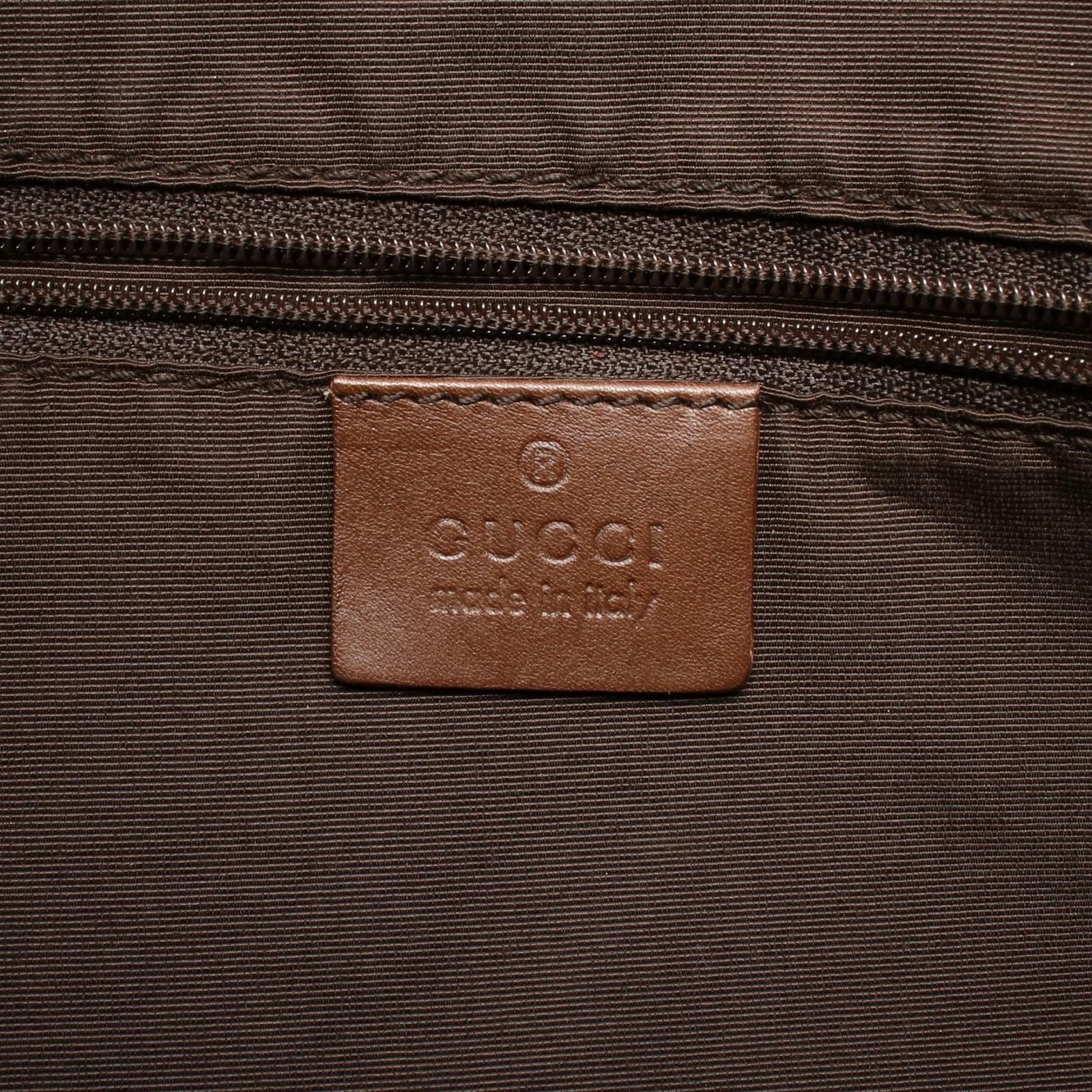 Gucci Handbag Bamboo 2-Way 001 Brown Canvas Leather Shoulder — view 4