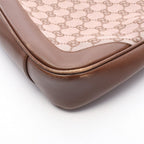 Gucci Handbag Bamboo 2-Way 001 Brown Canvas Leather Shoulder — view 8
