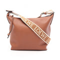 Loewe Shoulder Bag Cubby Small Brown Leather