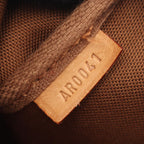 Louis Vuitton Handbag Pochette Khaki Canvas Leather — view 5