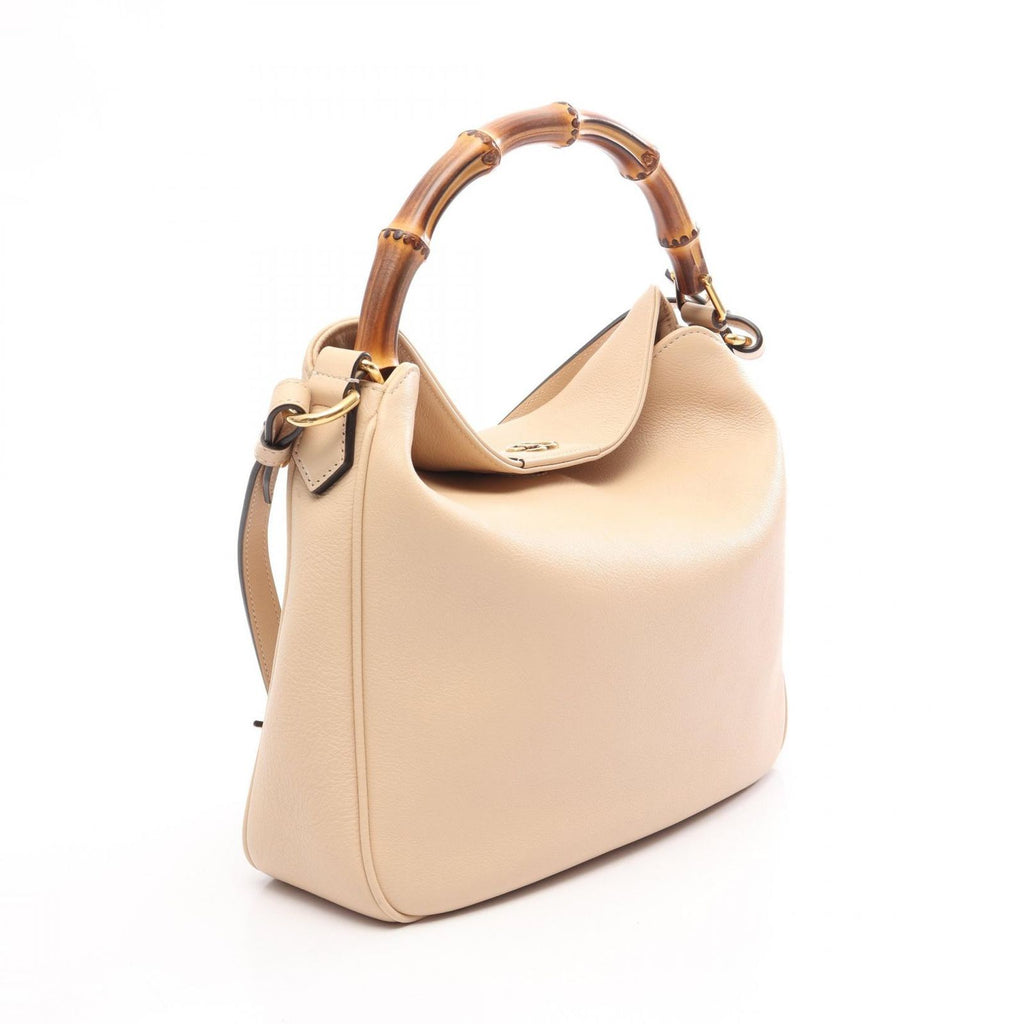 Gucci Handbag Diana Bambu 2-Way Beige Leather — view 2