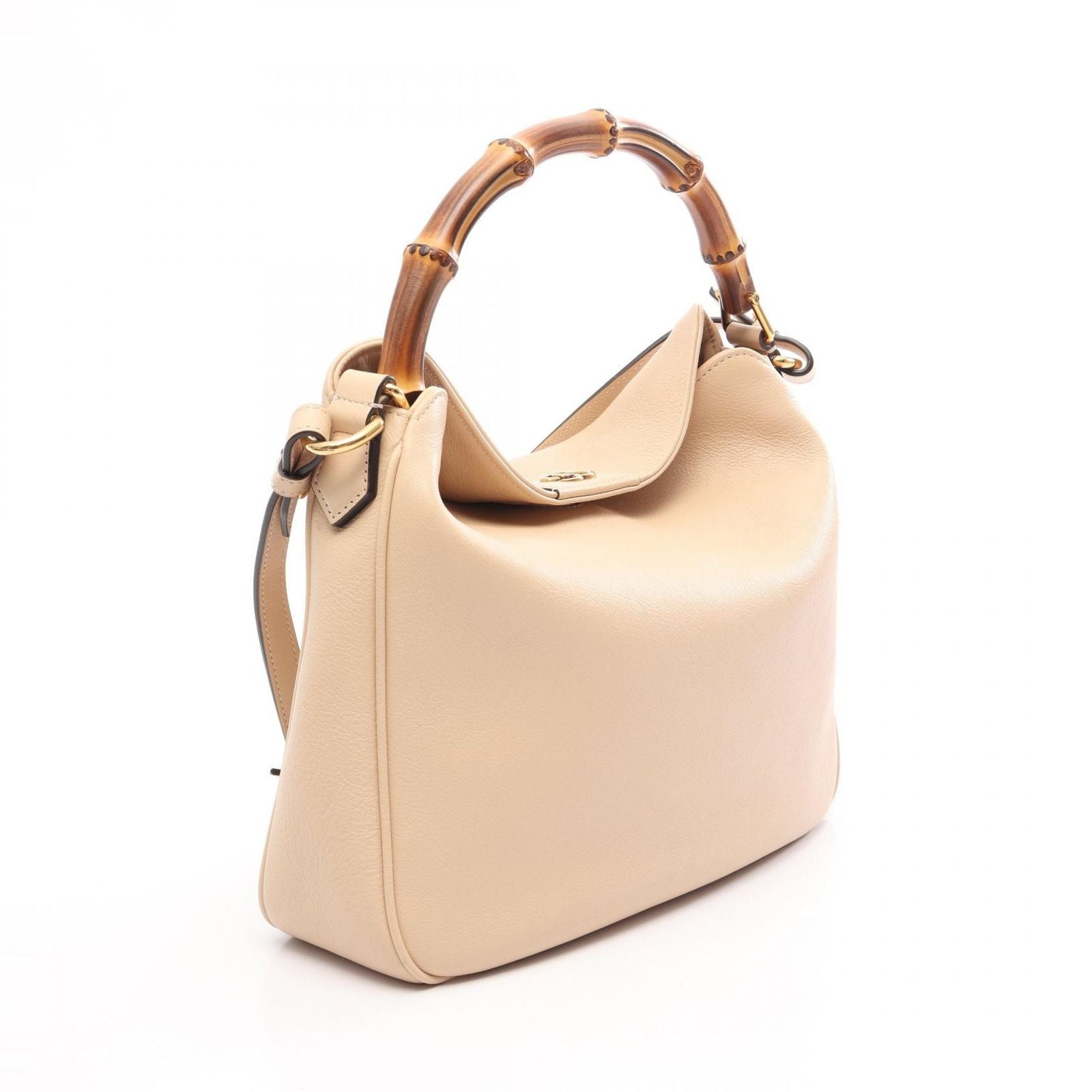 Gucci Handbag Diana Bambu 2-Way Beige Leather — view 2