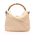 Gucci Handbag Diana Bambu 2-Way Beige Leather