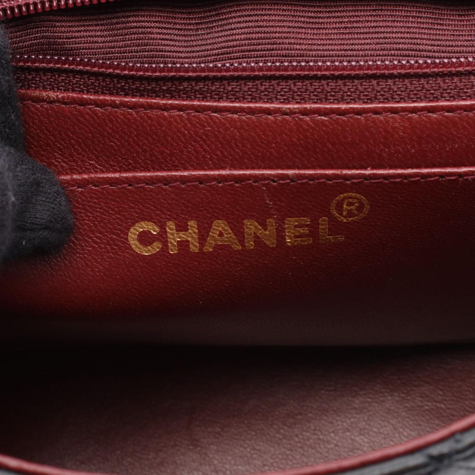 Chanel Mini Quilted Top Handle Black Lambskin Mini — view 4