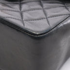 Chanel Mini Quilted Top Handle Black Lambskin Mini — view 7