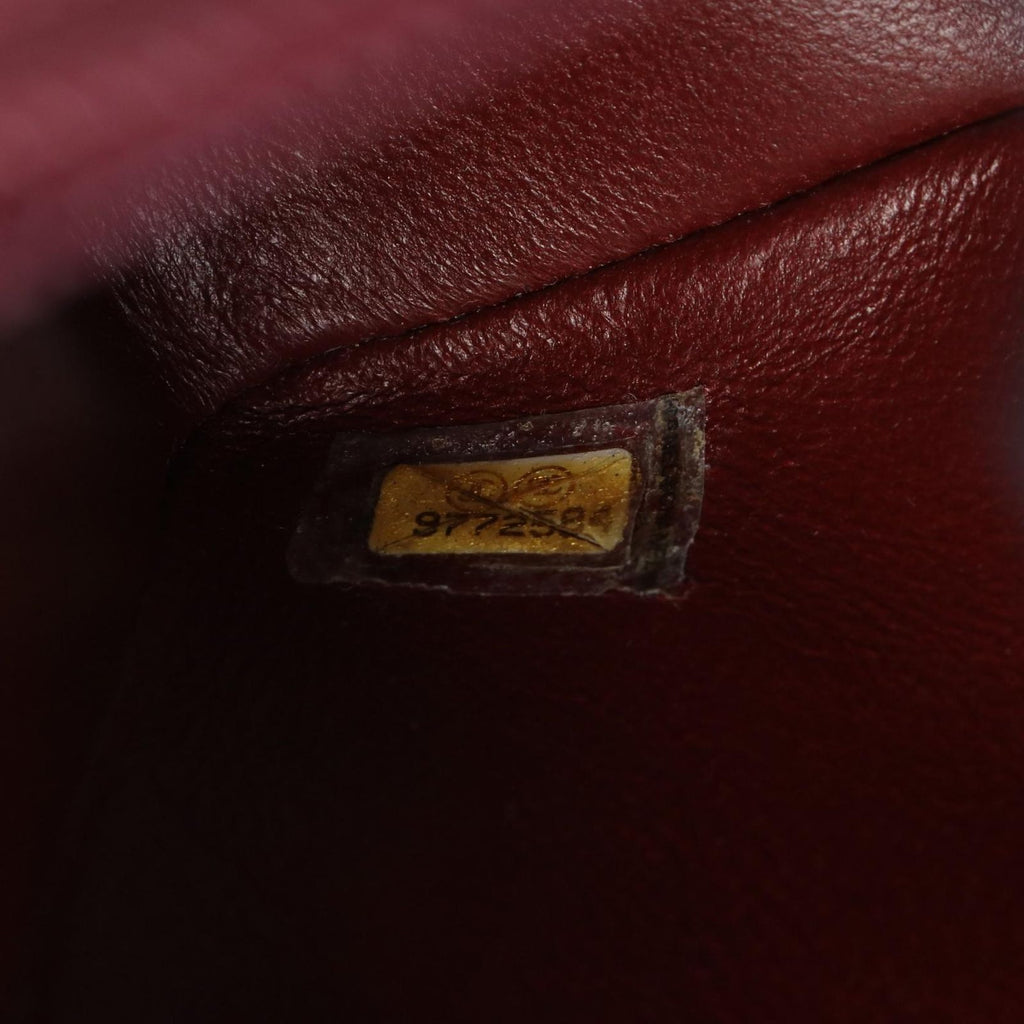 Chanel Mini Quilted Top Handle Black Lambskin Mini — view 5