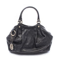 Gucci Handbag Guccissima Black Leather Guccissima 2-Way Hand