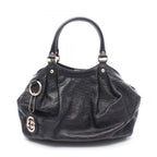 Gucci Handbag Guccissima Black Leather Guccissima 2-Way Hand