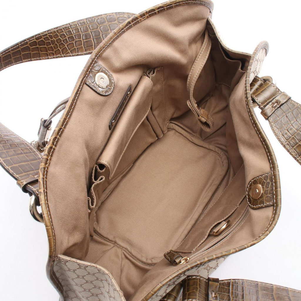 Celine Handbag Macadam Croco — view 3