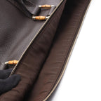 Gucci Tote 2-Way Brown Leather Bamboo — view 5