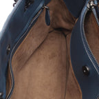 Bottega Veneta Shoulder Bag Intrecciato Navy Leather Chain — view 5