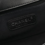 Chanel Shoulder Bag Boy Black Lambskin Boy Chain — view 4