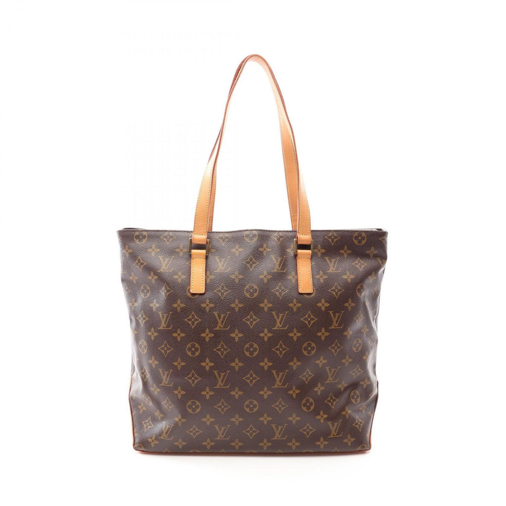 Louis Vuitton Tote Cabas Mezzo Canvas Leather