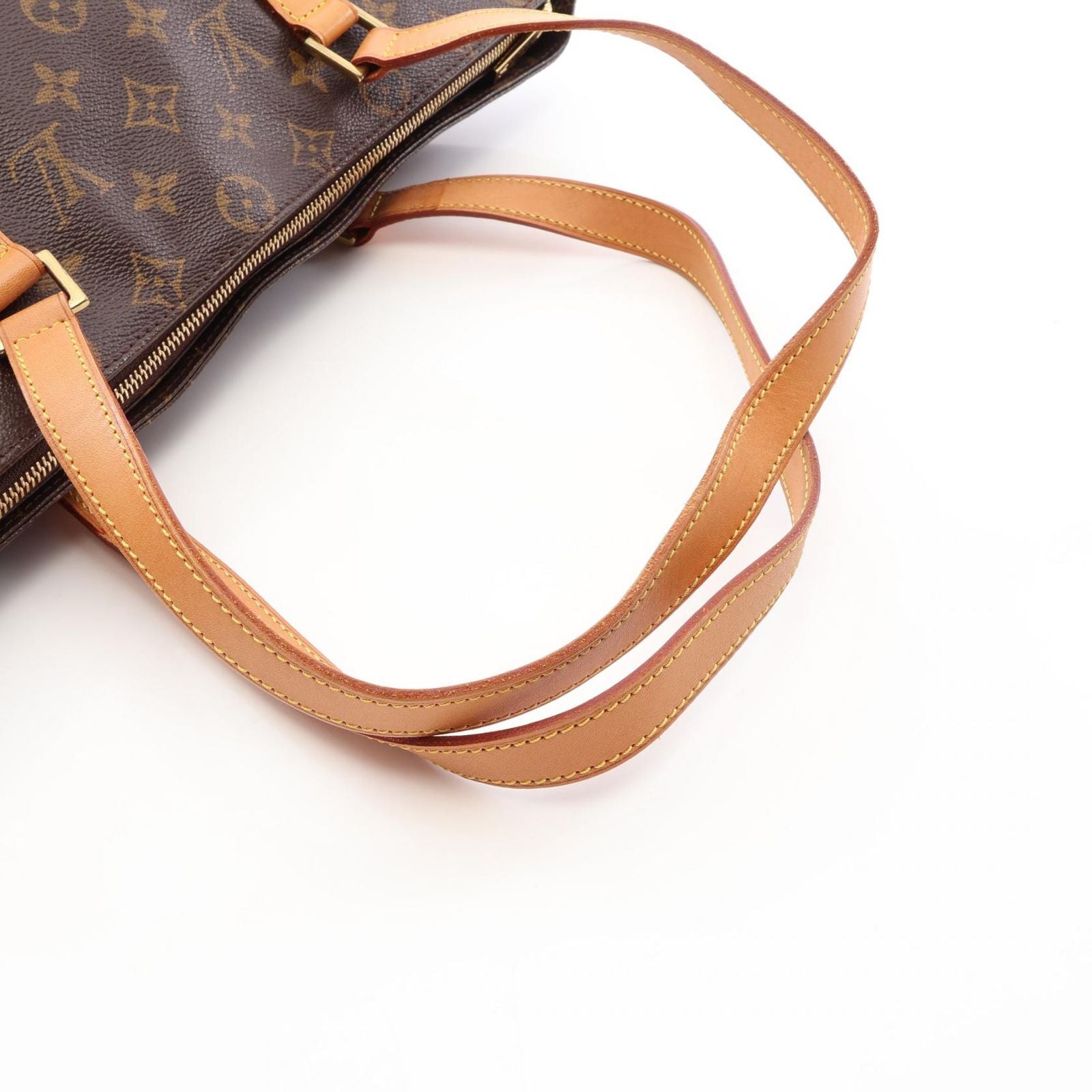Louis Vuitton Tote Cabas Mezzo Canvas Leather — view 6
