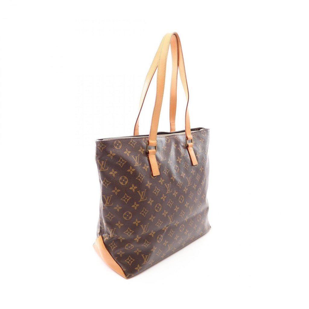 Louis Vuitton Tote Cabas Mezzo Canvas Leather — view 2