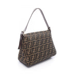 Fendi Handbag Mamma Bucket Zucca Brown Canvas Leather — view 2