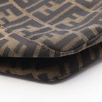 Fendi Handbag Mamma Bucket Zucca Brown Canvas Leather — view 8