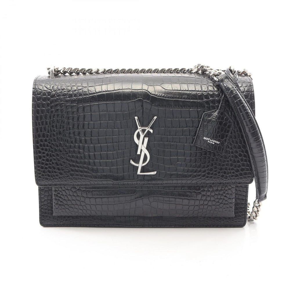Saint Laurent Paris Shoulder Bag Sunset Large Croco