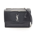 Saint Laurent Paris Shoulder Bag Sunset Large Croco