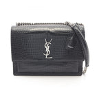 Saint Laurent Paris Shoulder Bag Sunset Large Croco